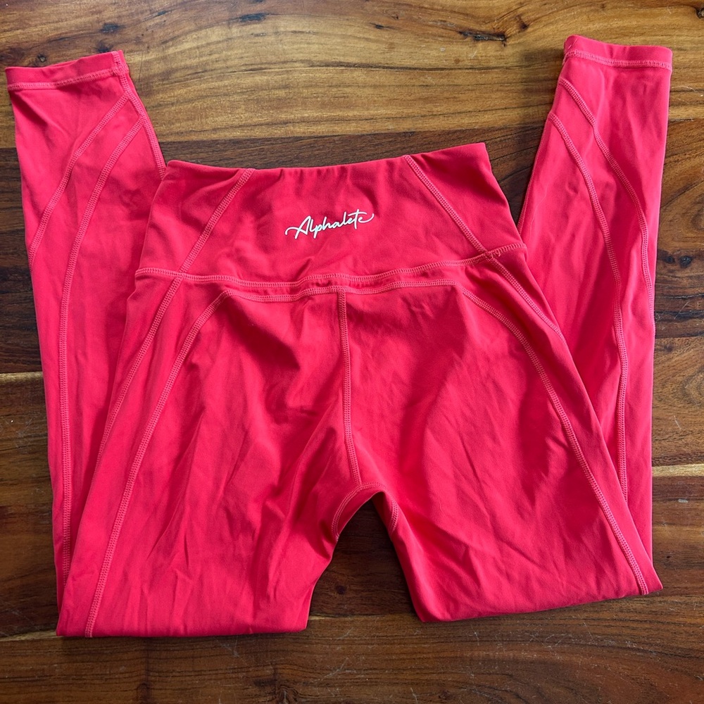 Alphalete Pulse Kinnetic Leggings Hot Pink